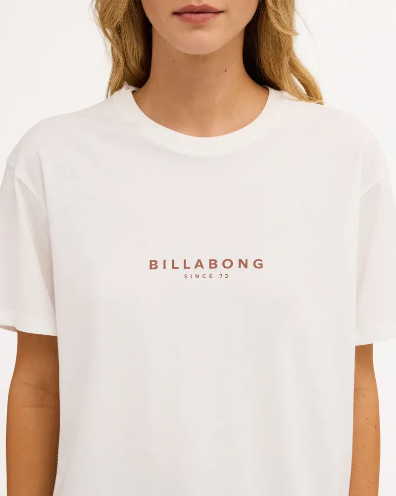 BILLABONG WOMENS PACIFIC TEE - SALT CRYSTAL