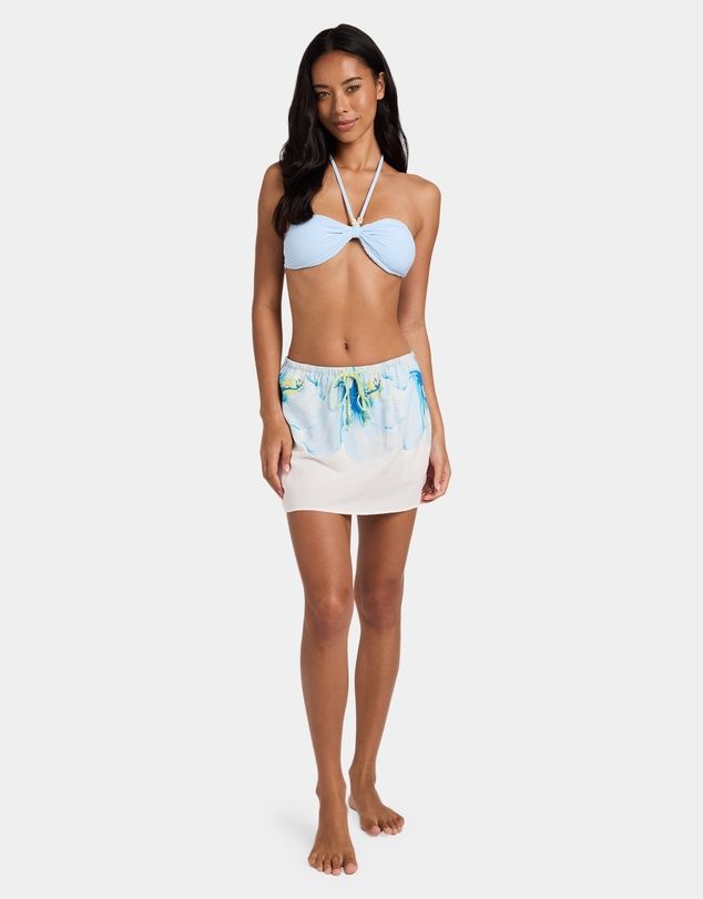 BILLABONG WOMENS SUNSOFT BLOOM SKIRT - SALT CRYSTAL 1