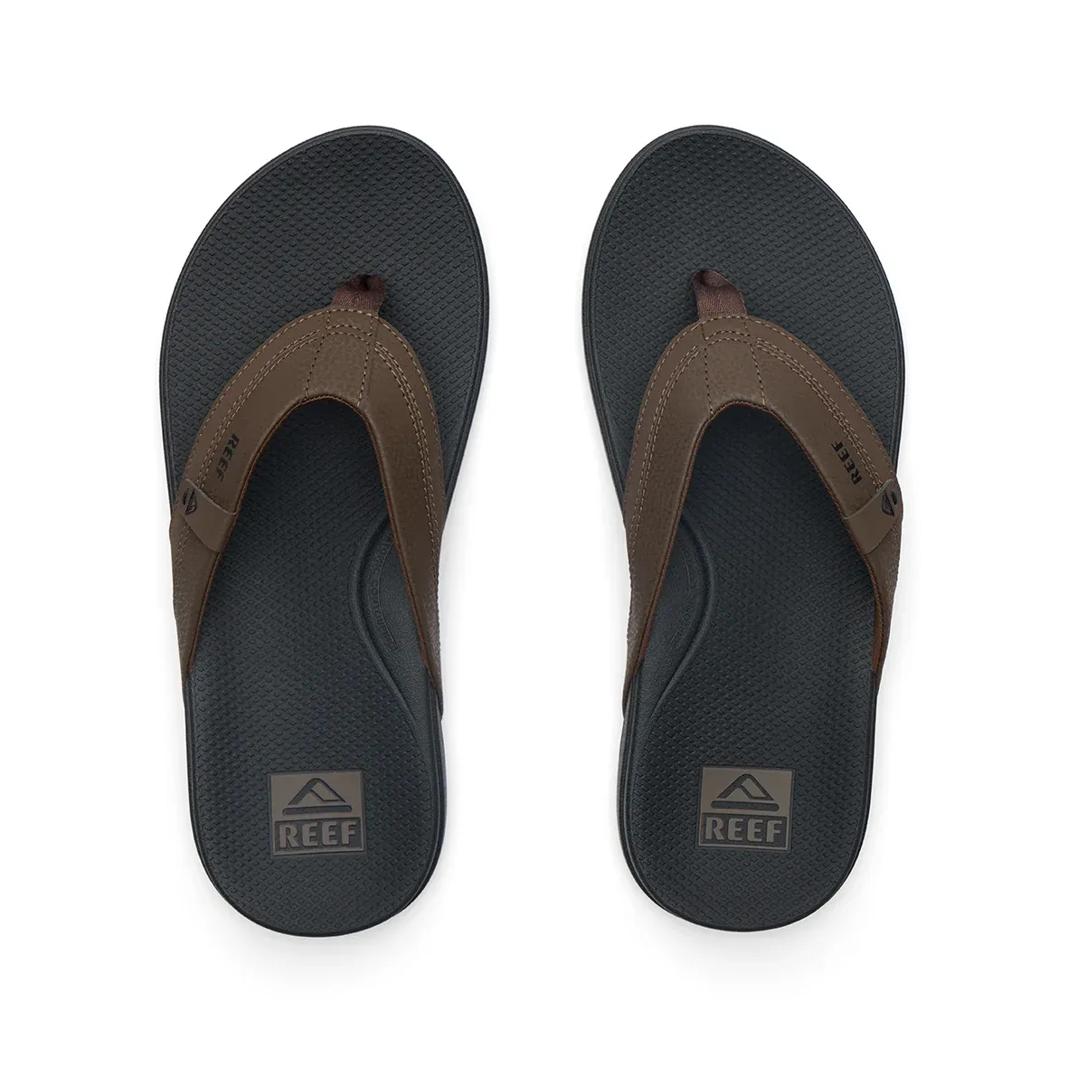 REEF MENS CUSHION SPRING 2.0 THONG - BROWN