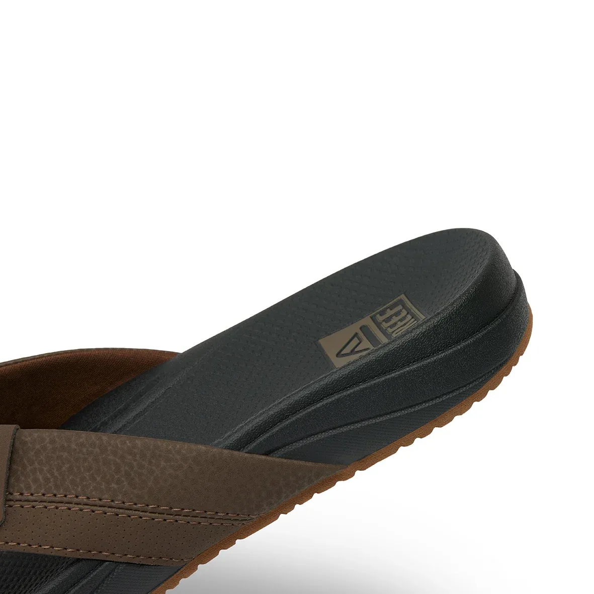 REEF MENS CUSHION SPRING 2.0 THONG - BROWN