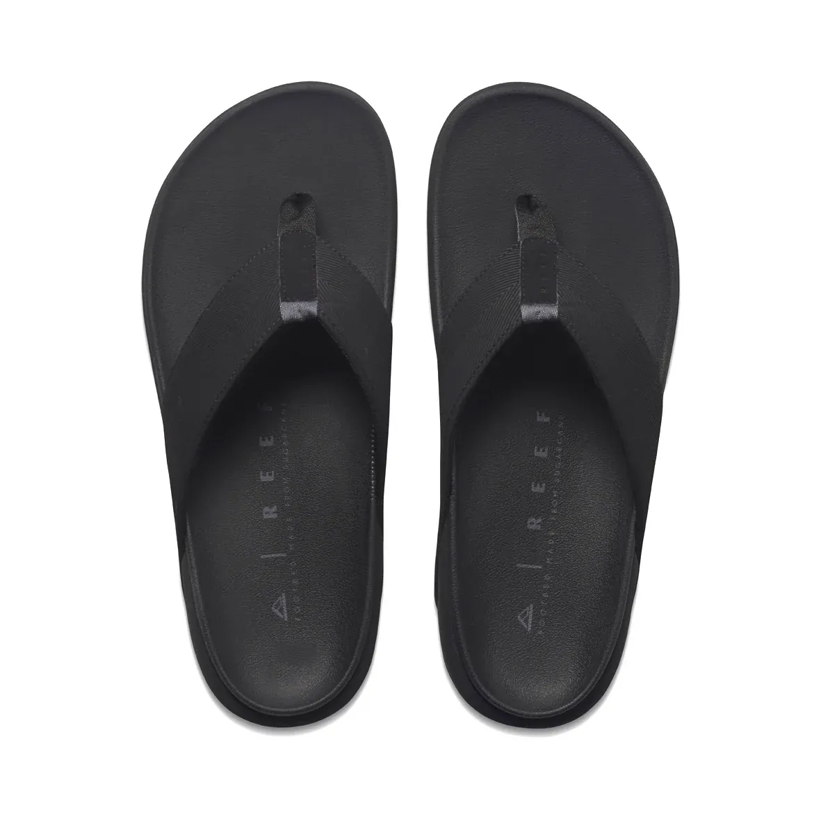 REEF MENS RAGLAN THONG - BLACK/GUM