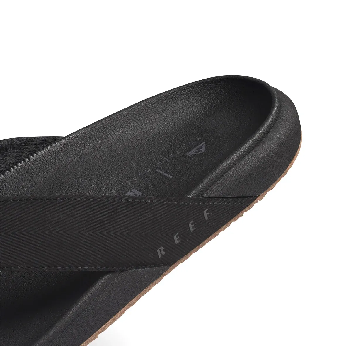 REEF MENS RAGLAN THONG - BLACK/GUM