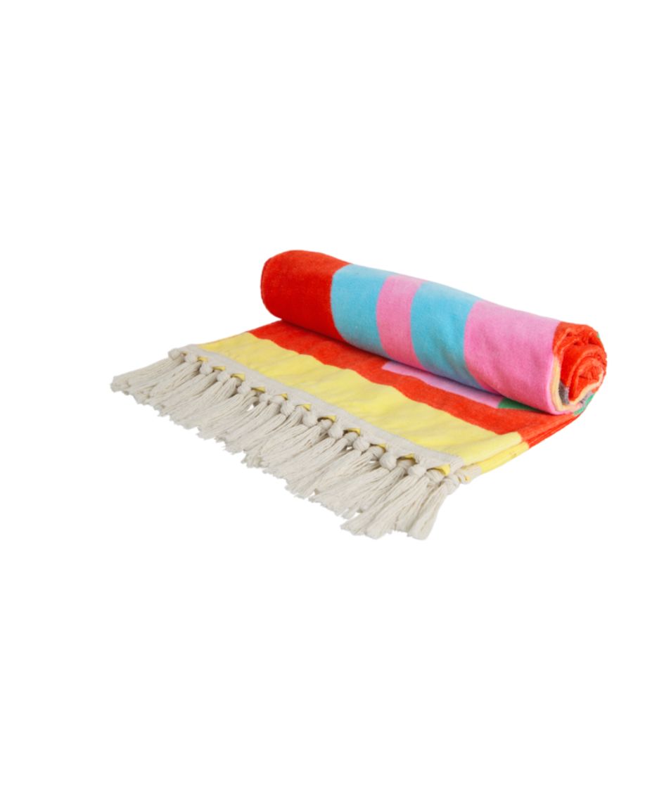 ROXY WOMENS RELAXO TOWEL - RIO RED
