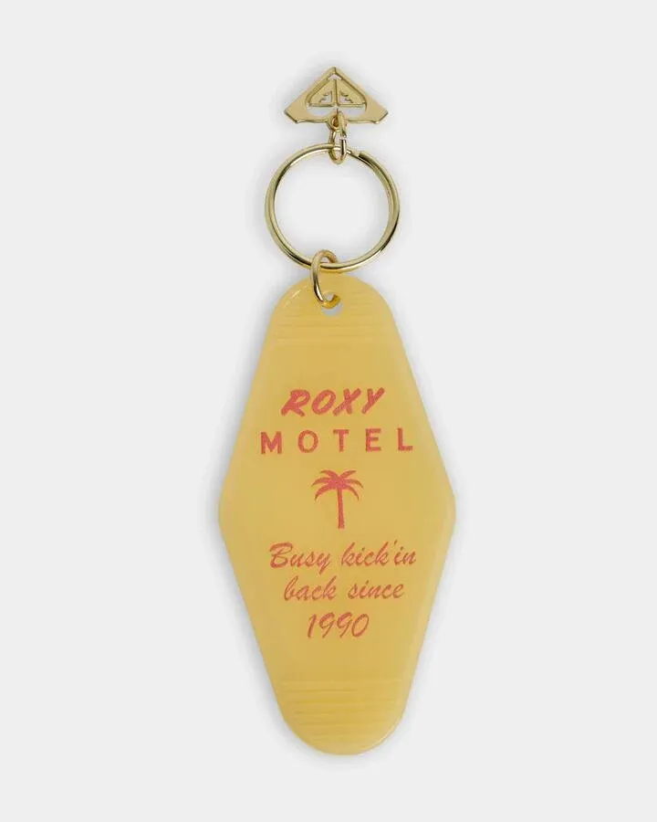 ROXY WOMENS HIGH TIDE KEYRING - LEMON DROP