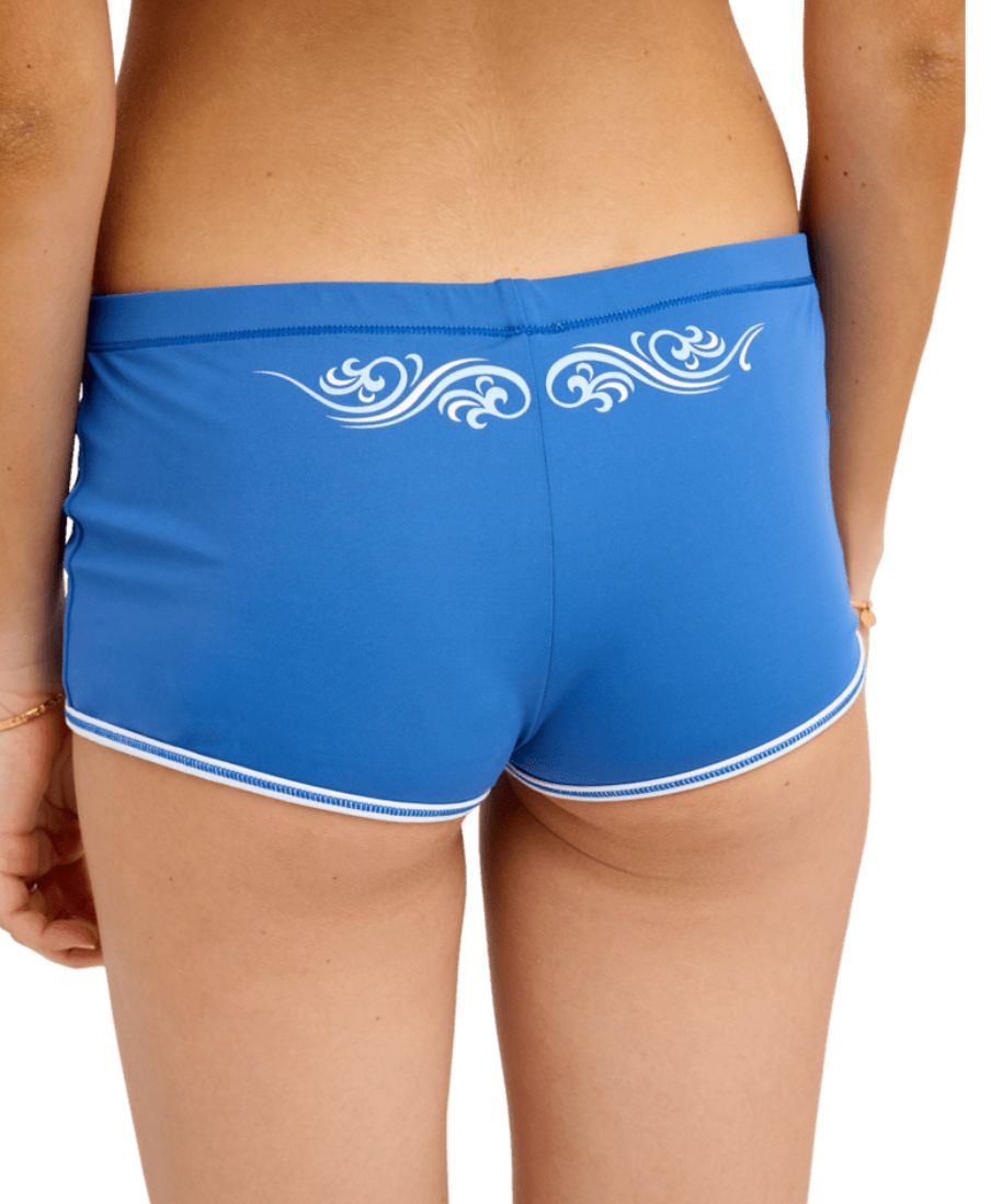 ROXY WOMENS NO DOUBT LOW SHORTY SWIM - COBALT