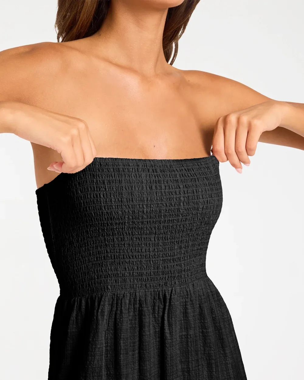 ROXY WOMENS BABY MINE MAXI DRESS - BLACK