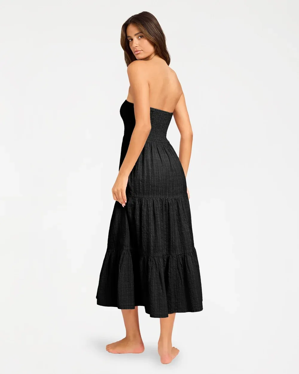 ROXY WOMENS BABY MINE MAXI DRESS - BLACK