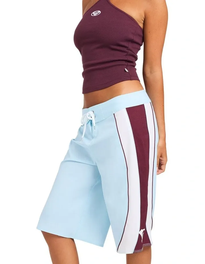 ROXY WOMENS ALL OR NOTHING BOARDSHORT - POWDER BLUE