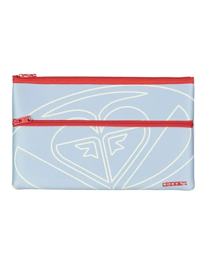 ROXY TEEN GIRLS BETTY PENCIL CASE - POWDER BLUE