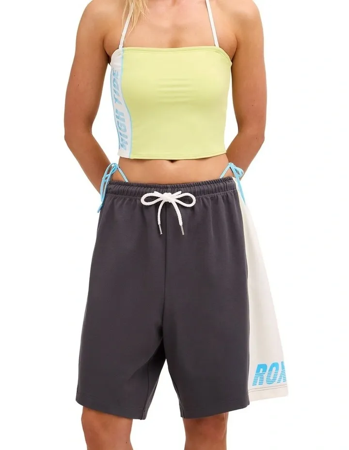 ROXY WOMENS BOLD HEART SHORT - MID GREY