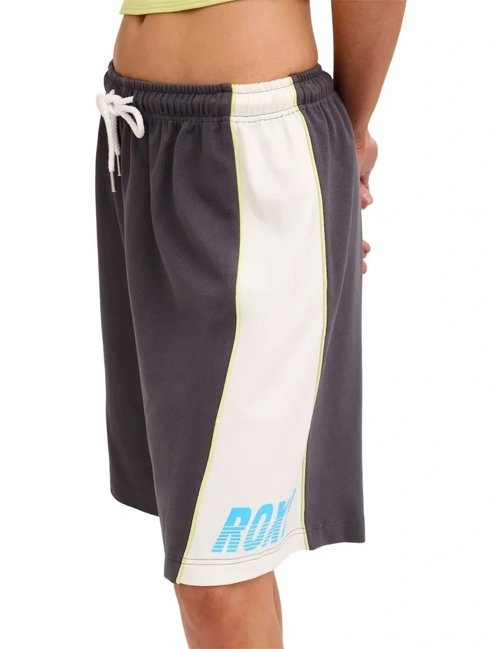 ROXY WOMENS BOLD HEART SHORT - MID GREY