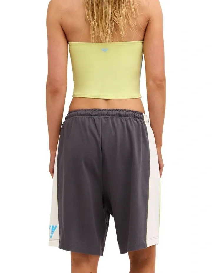 ROXY WOMENS BOLD HEART SHORT - MID GREY