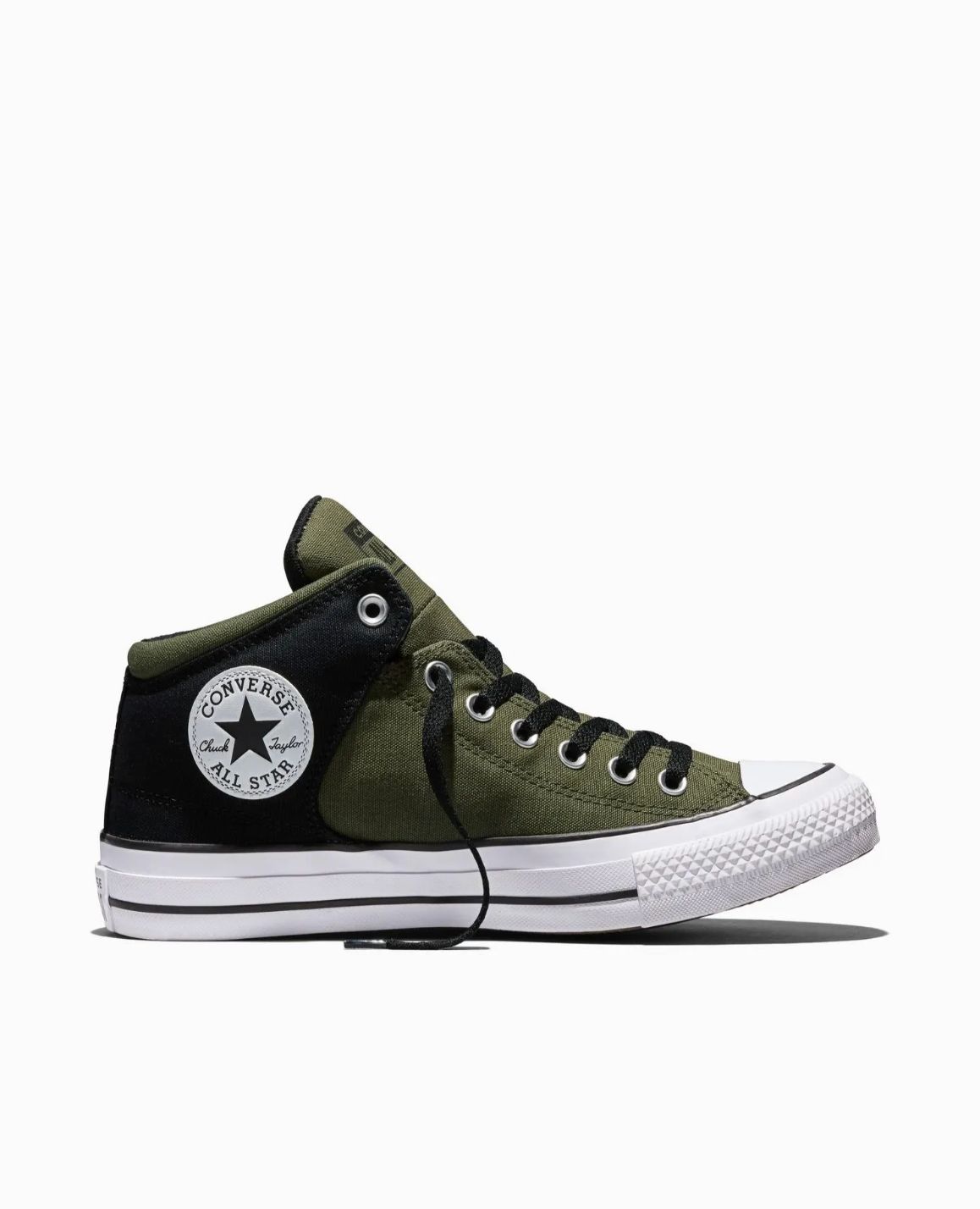 CONVERSE MENS CT HIGH STREET MID - UTILITY / BLACK / WHITE