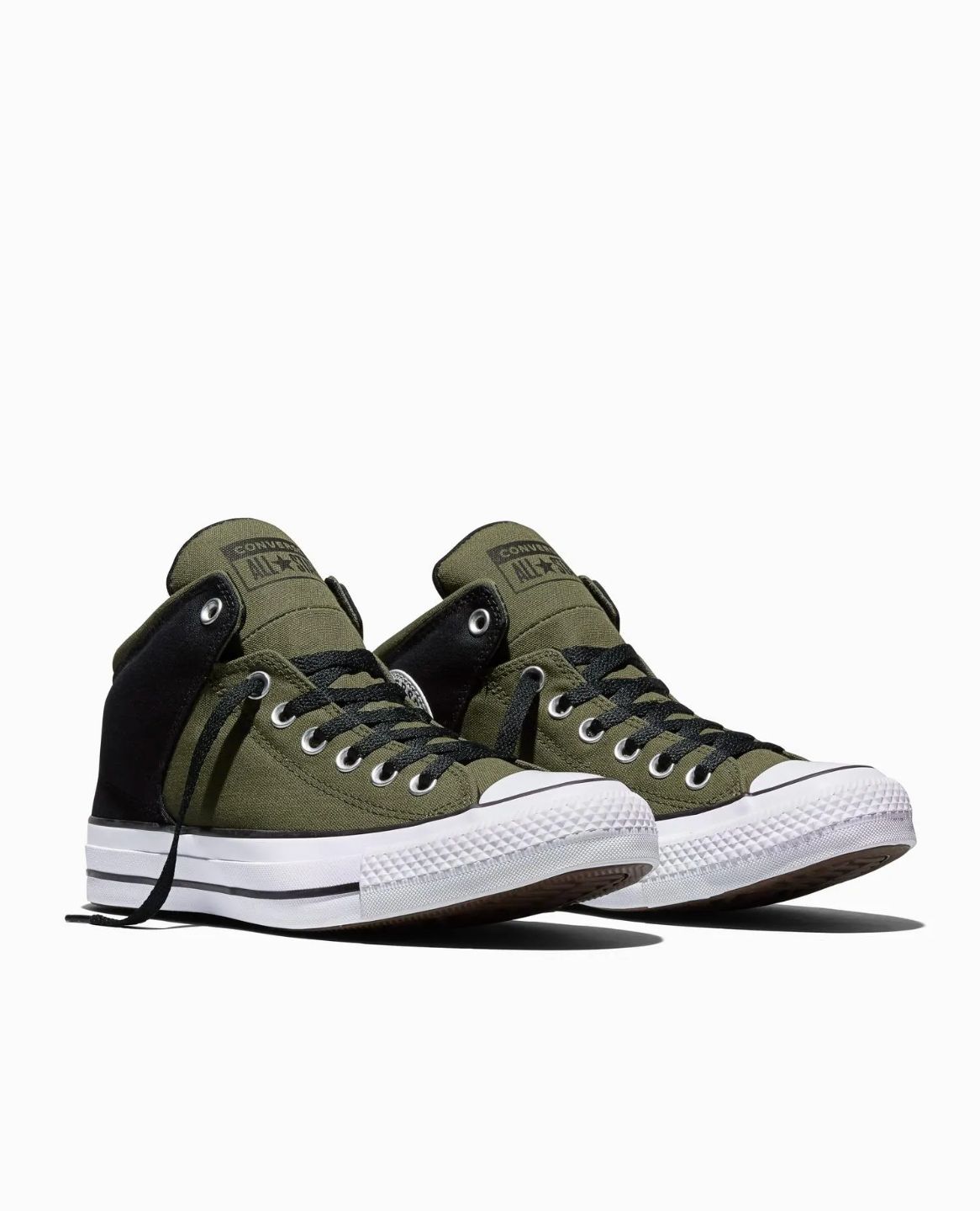CONVERSE MENS CT HIGH STREET MID - UTILITY / BLACK / WHITE
