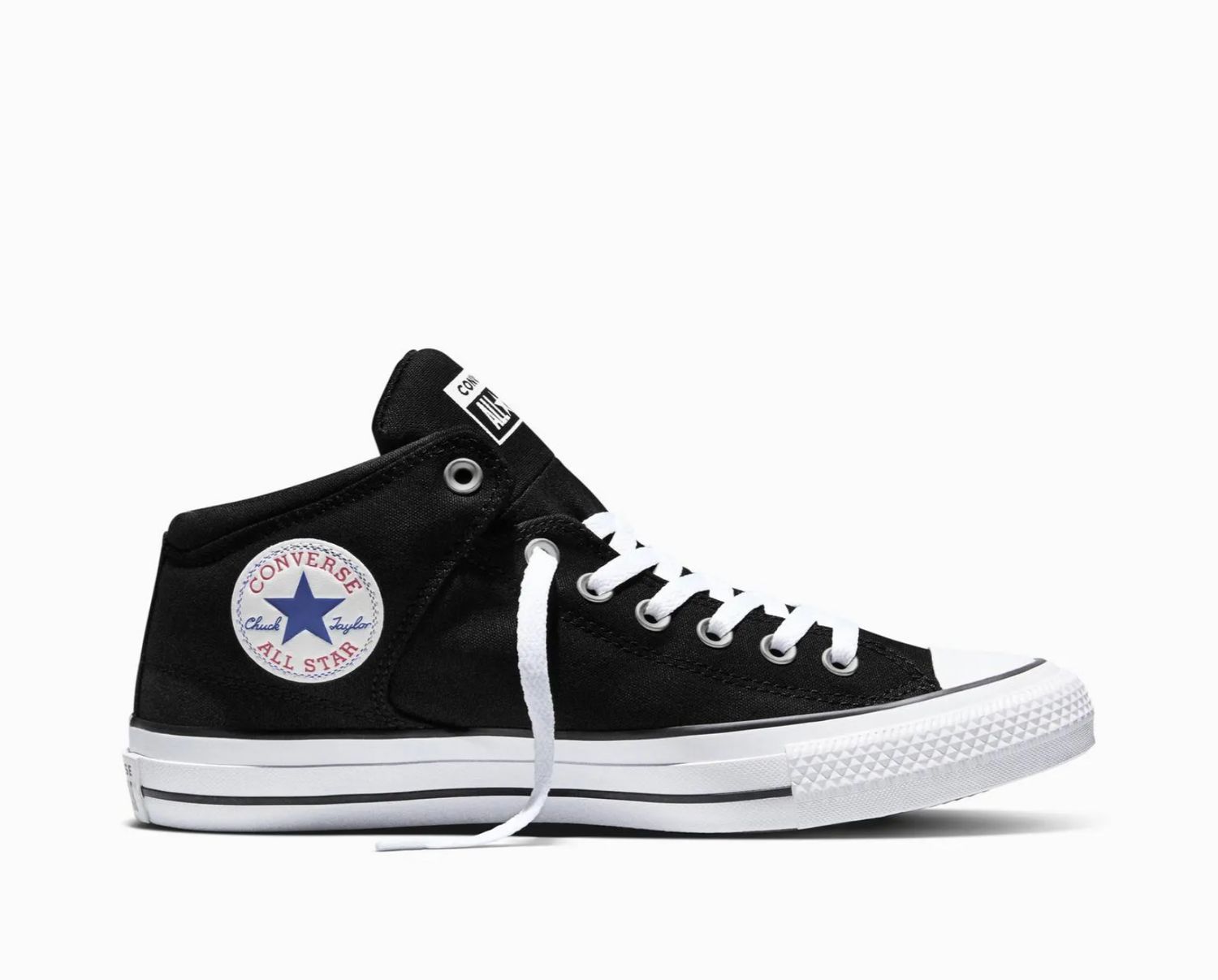 CONVERSE UNISEX CT HIGH STREET MID - BLACK / BLACK / WHITE