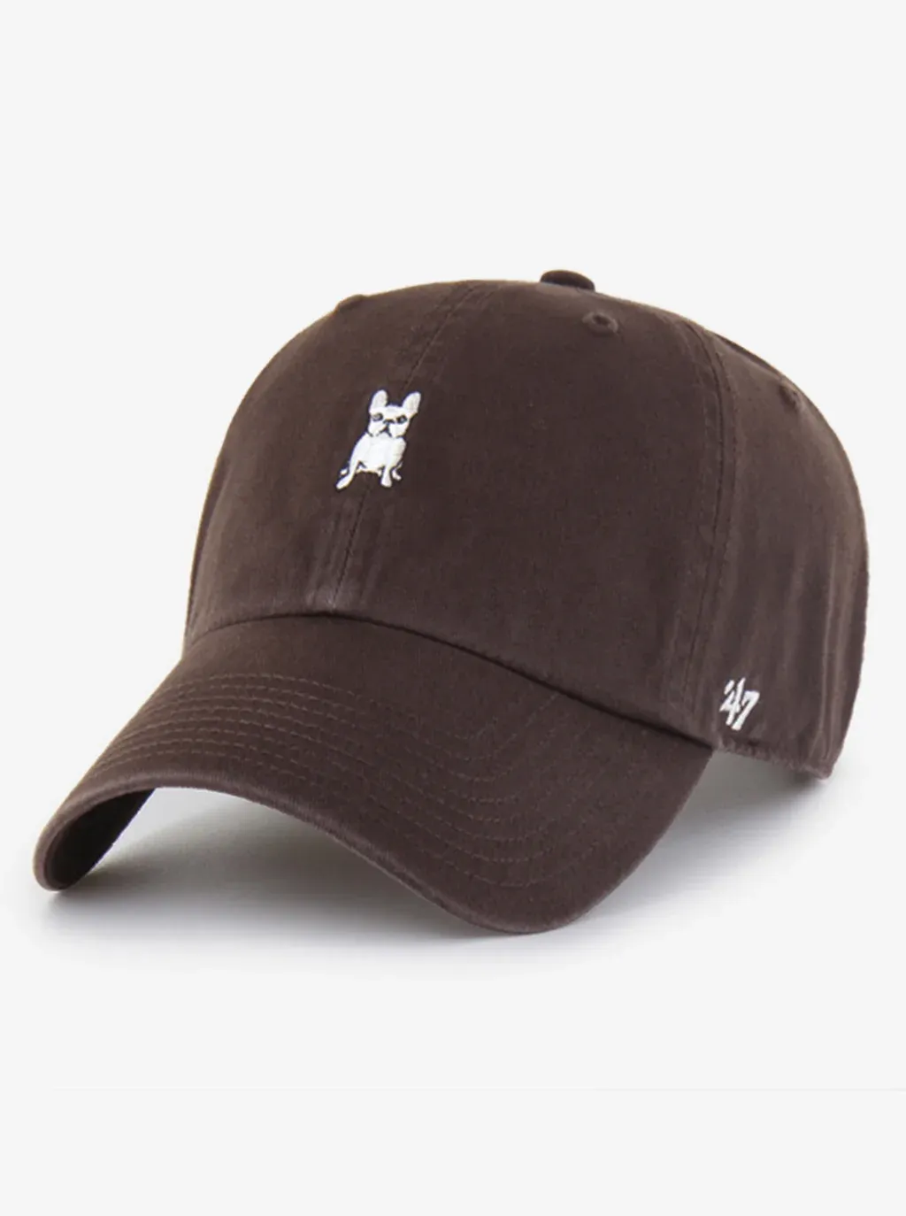 '47 CLEAN UP ICON FRENCH BULLDOG CAP - BROWN