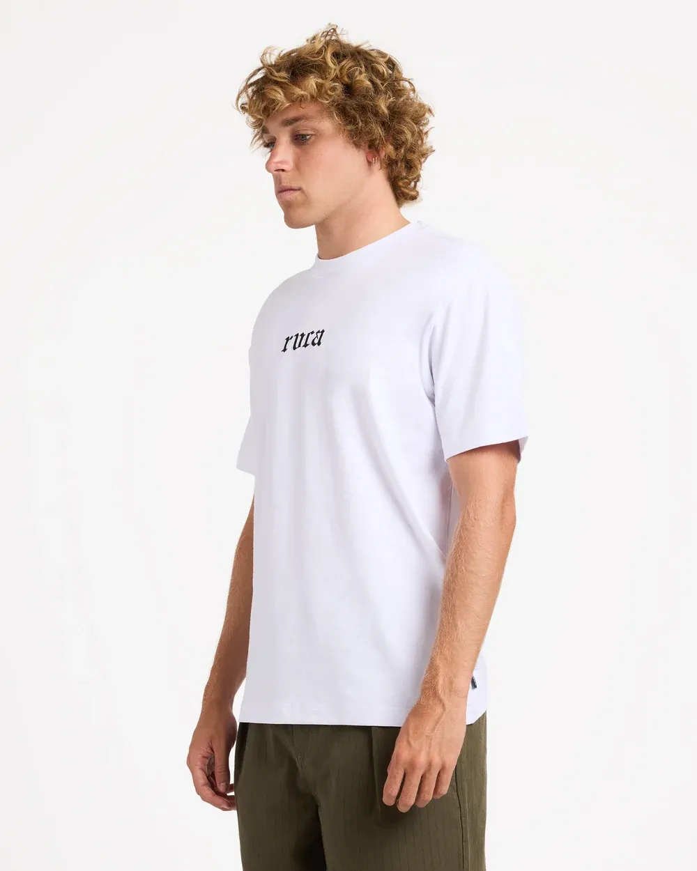 RVCA MENS OLD RVCA SS TEE - WHITE