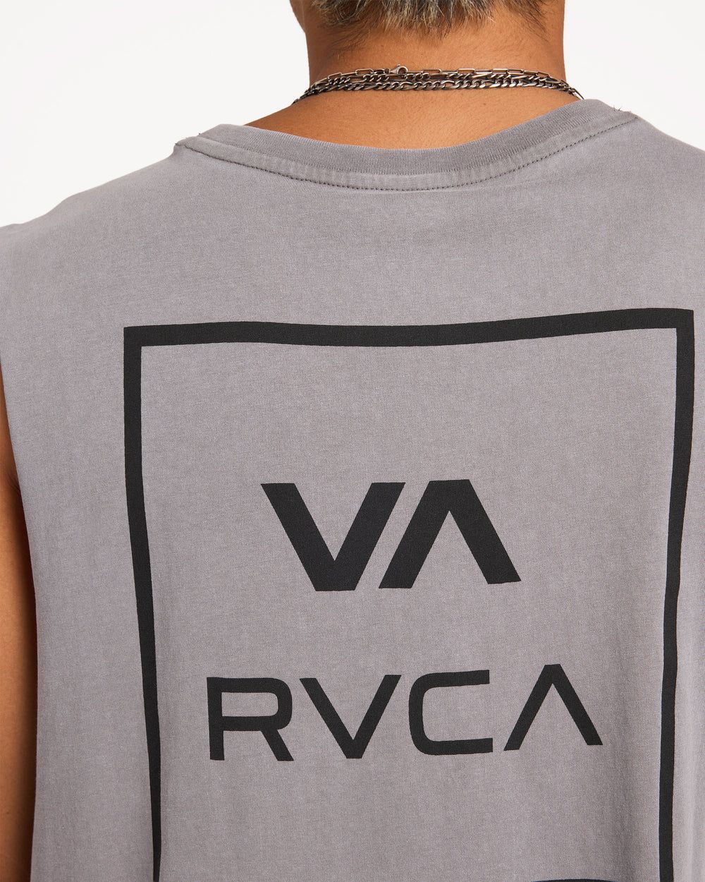 RVCA MENS VA ALL THE WAYS MUSCLE - SMOKE