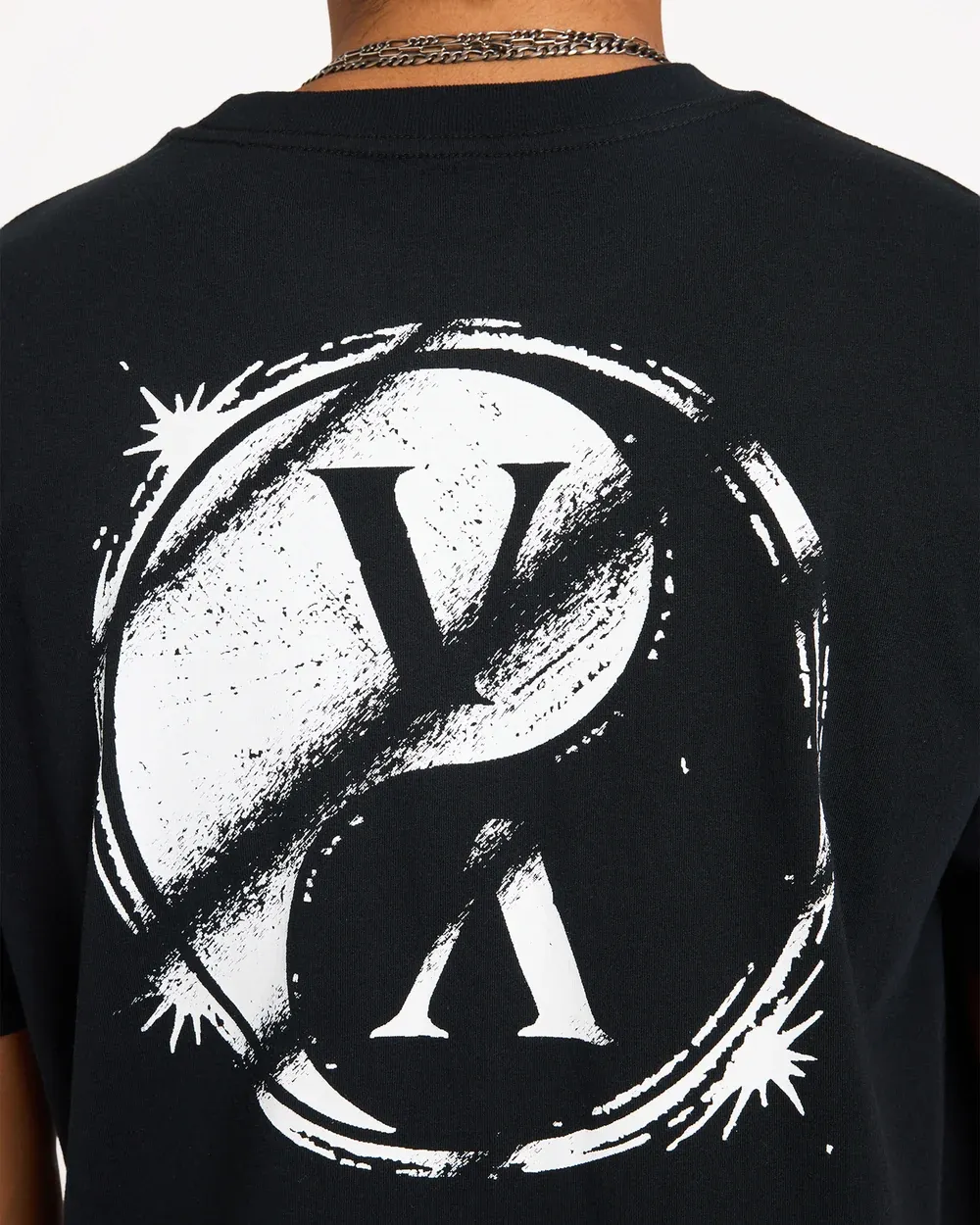 RVCA MENS VA FORCES SS TEE - RVCA BLACK