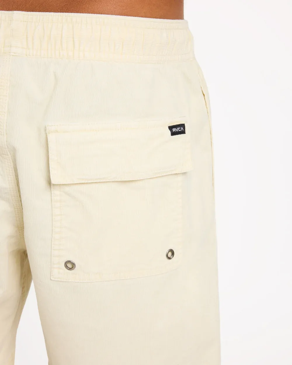 RVCA MENS ESCAPE ELASTIC CORD SHORT II - NATURAL