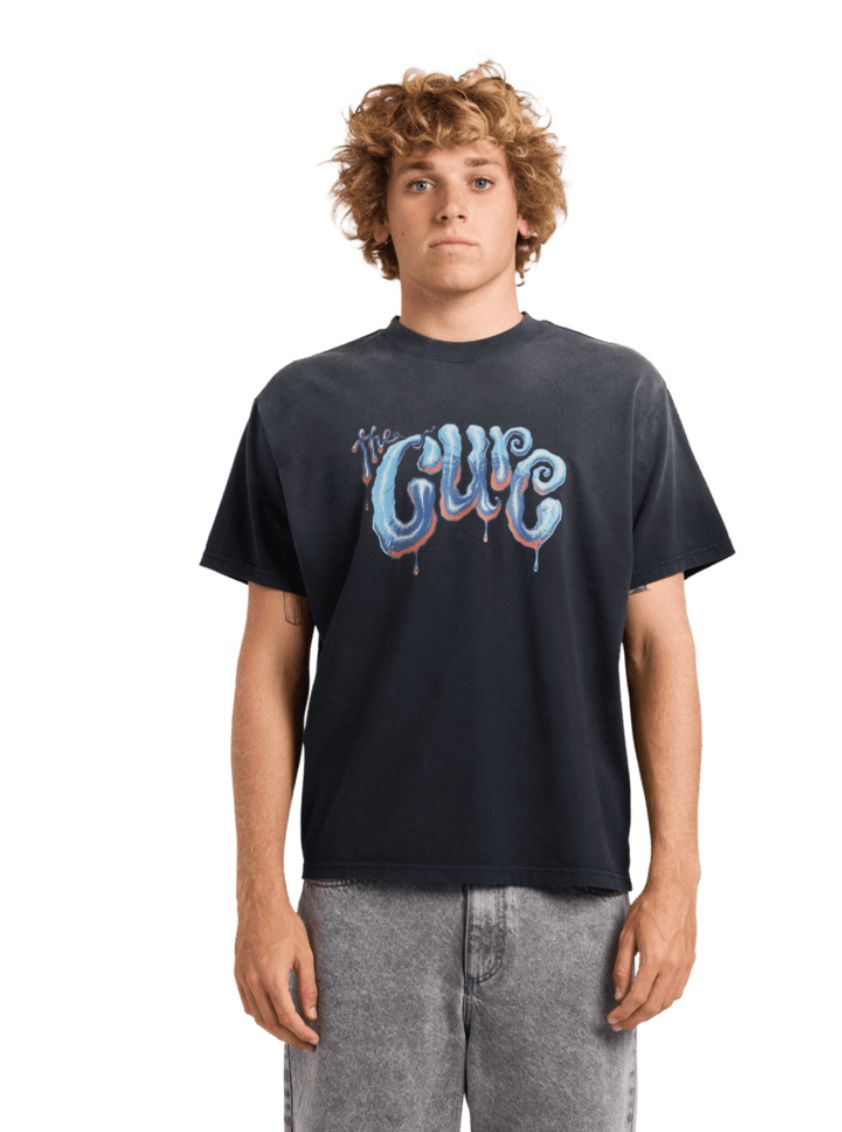 RVCA MENS THE CURE X MARTIN ANDERS SS TEE - RVCA BLACK