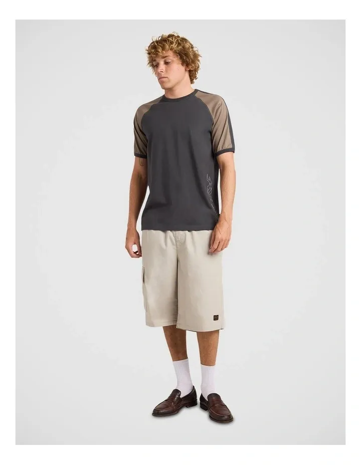 RVCA MENS DAYSHIFT SUMMIT SHORT - TAUPE