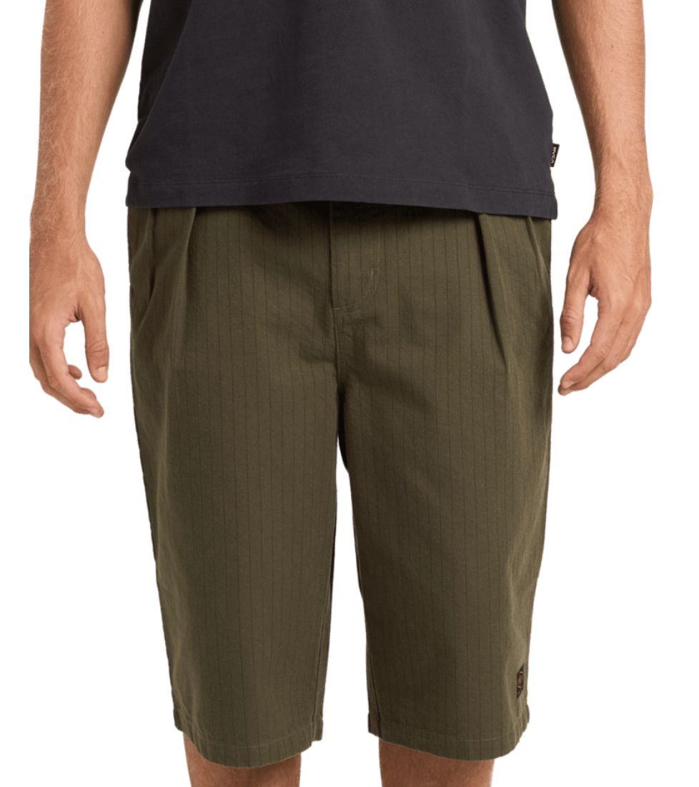 RVCA MENS DAYSHIFT THEATRE SHORT - FATIGUE