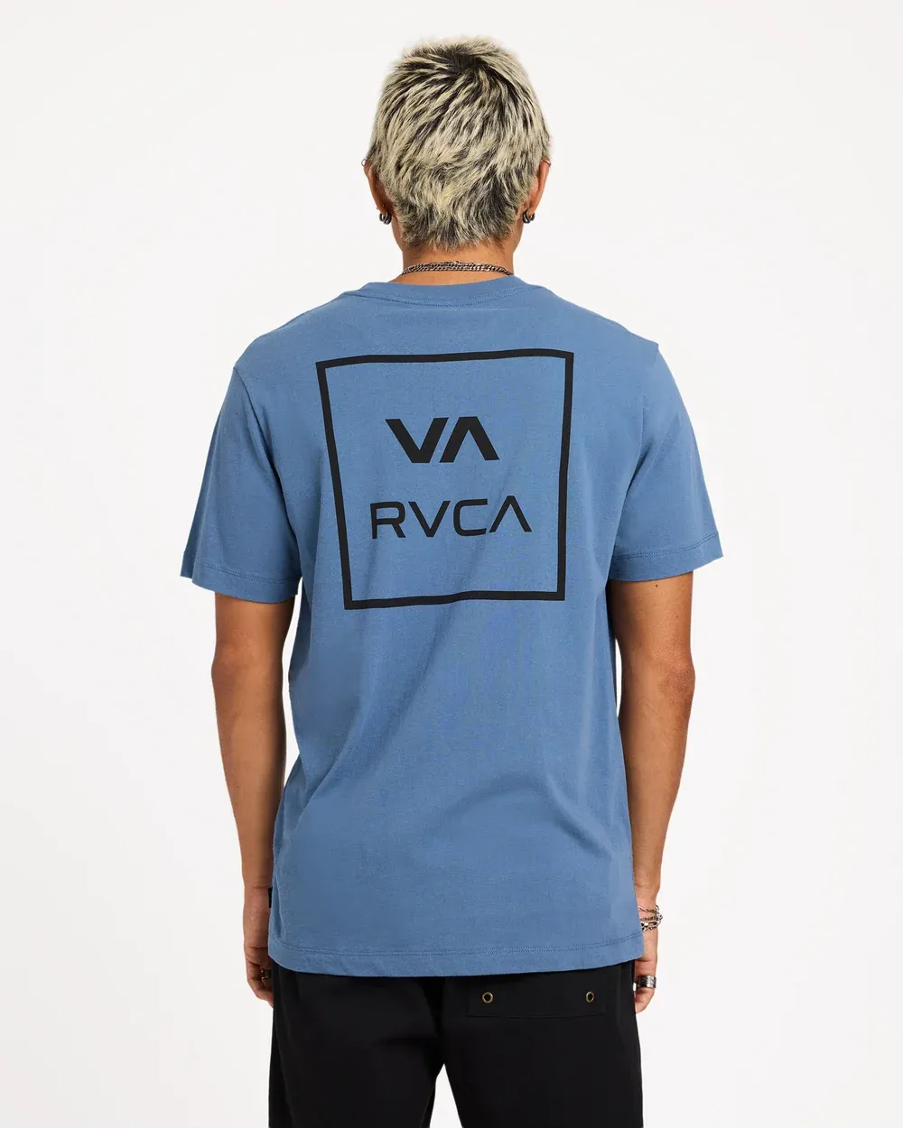 RVCA MENS VA ALL THE WAYS SS TEE - VINTAGE NAVY