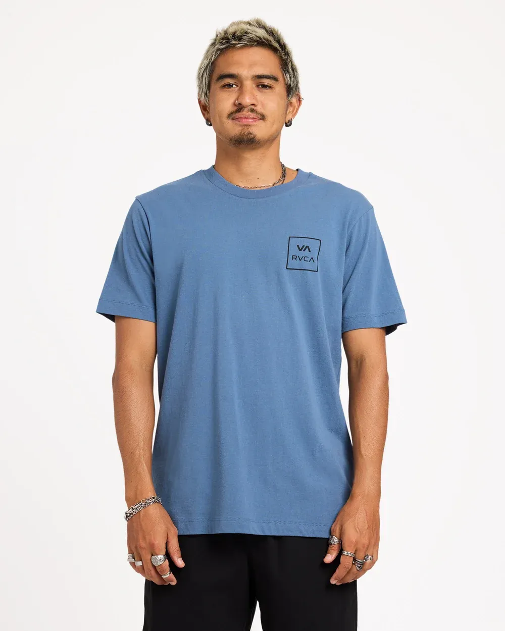 RVCA MENS VA ALL THE WAYS SS TEE - VINTAGE NAVY