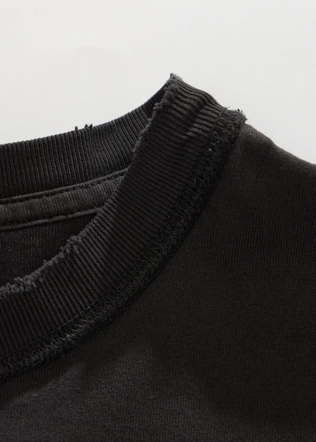 AFENDS MENS GROWTH - HEAVYWEIGHT BOXY TEE - STONE BLACK