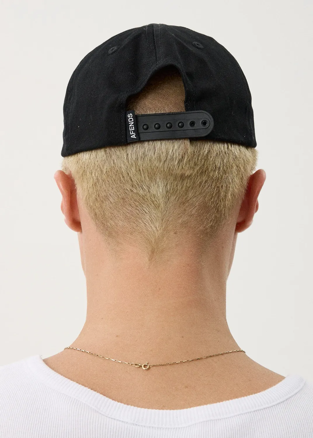 AFENDS MENS GROWTH - SIX PANEL CAP - BLACK