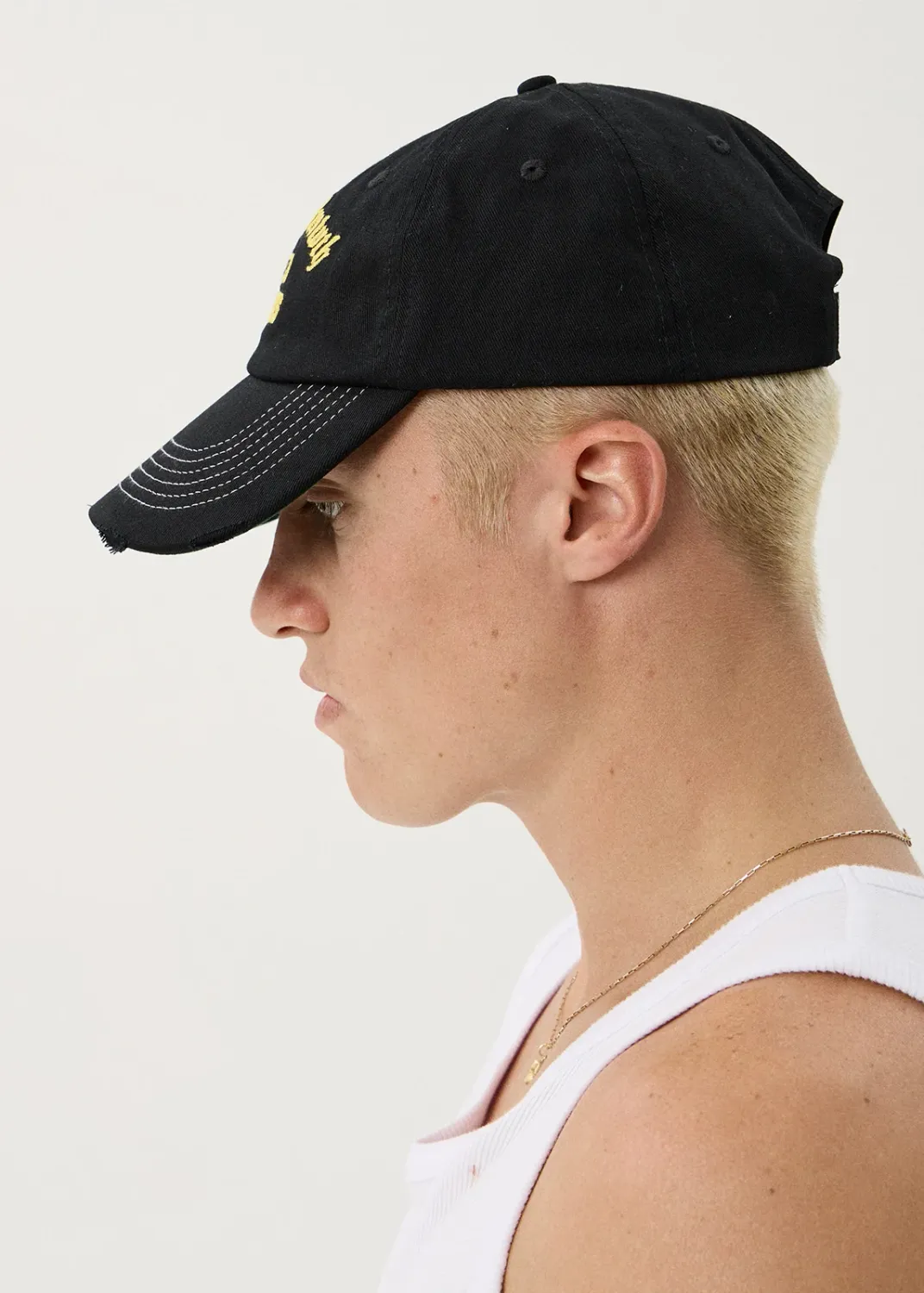 AFENDS MENS GROWTH - SIX PANEL CAP - BLACK