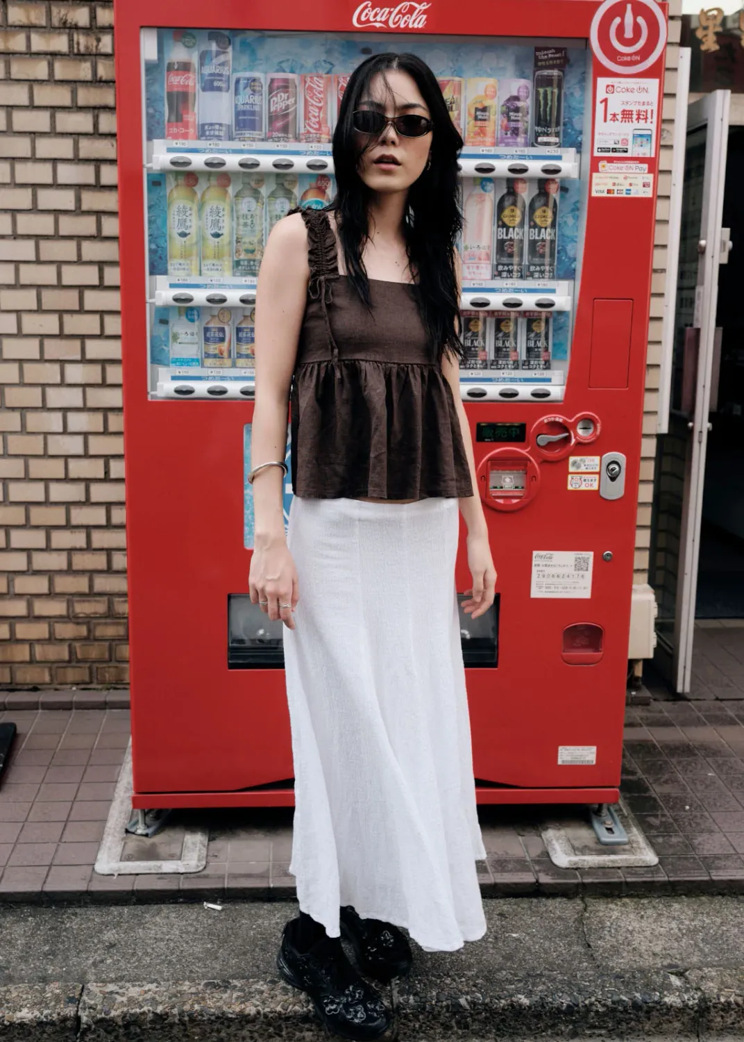 AFENDS WOMENS RUE - TOP - COFFEE
