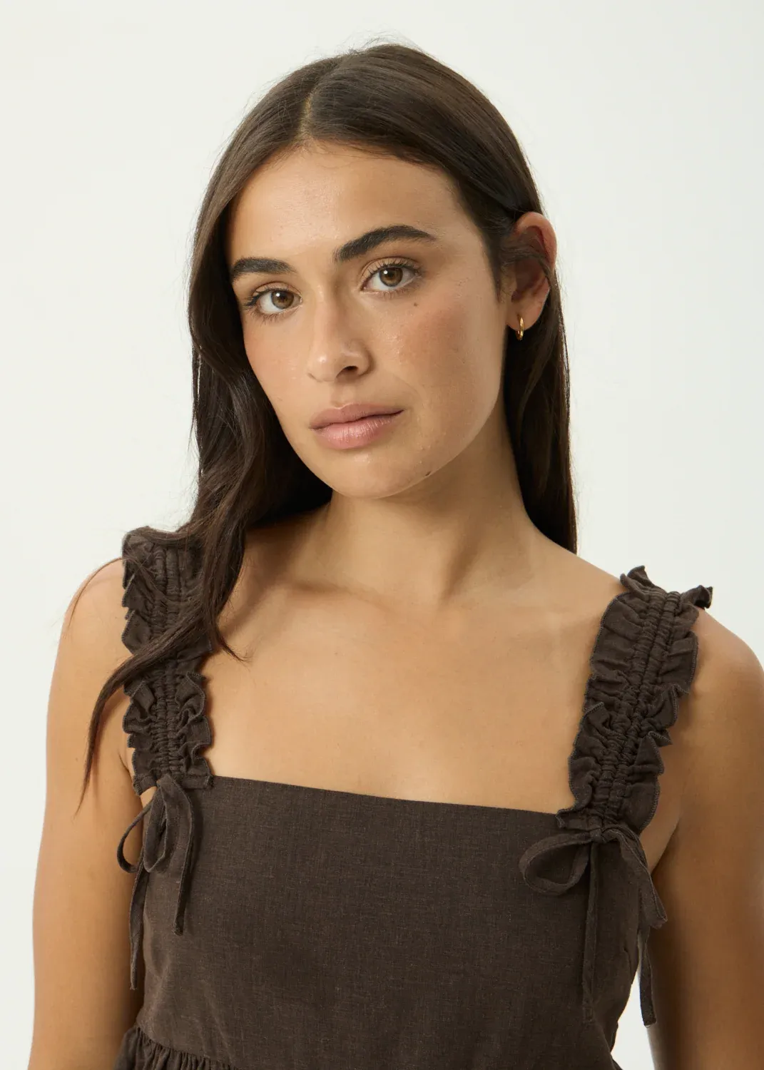 AFENDS WOMENS RUE - TOP - COFFEE