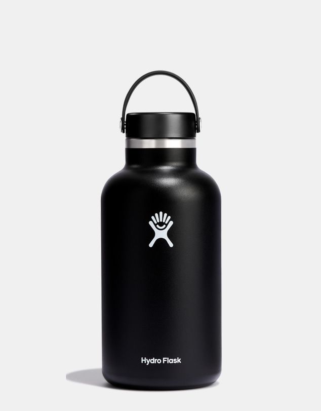 HYDRO FLASK 64 OZ WIDE FLEX CAP - BLACK