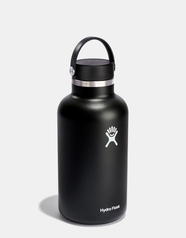 HYDRO FLASK 64 OZ WIDE FLEX CAP - BLACK