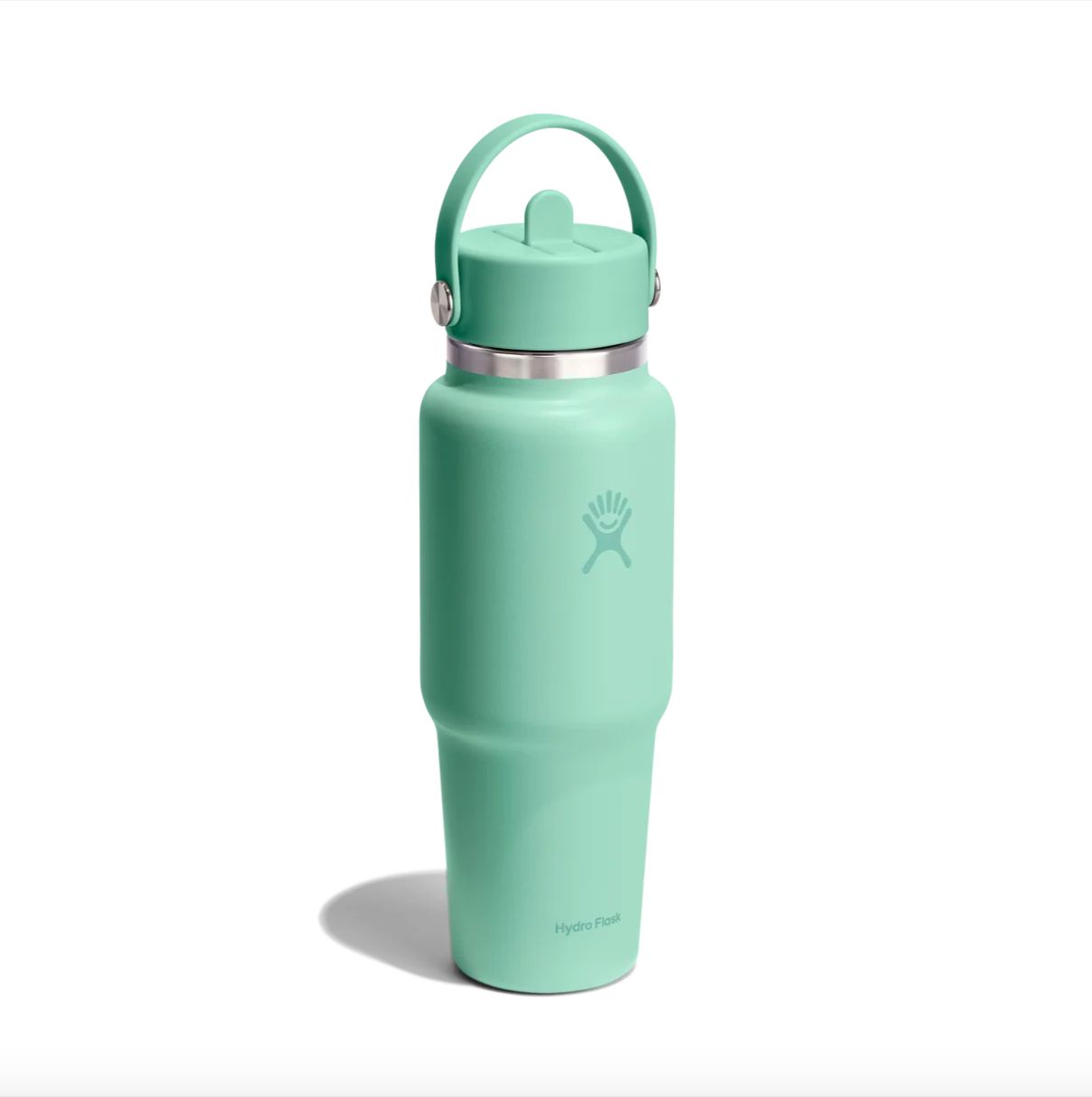 HYDRO FLASK 32 OZ WIDE FLEX STRAW TRAVEL BOTTLE - MERMAID GREEN