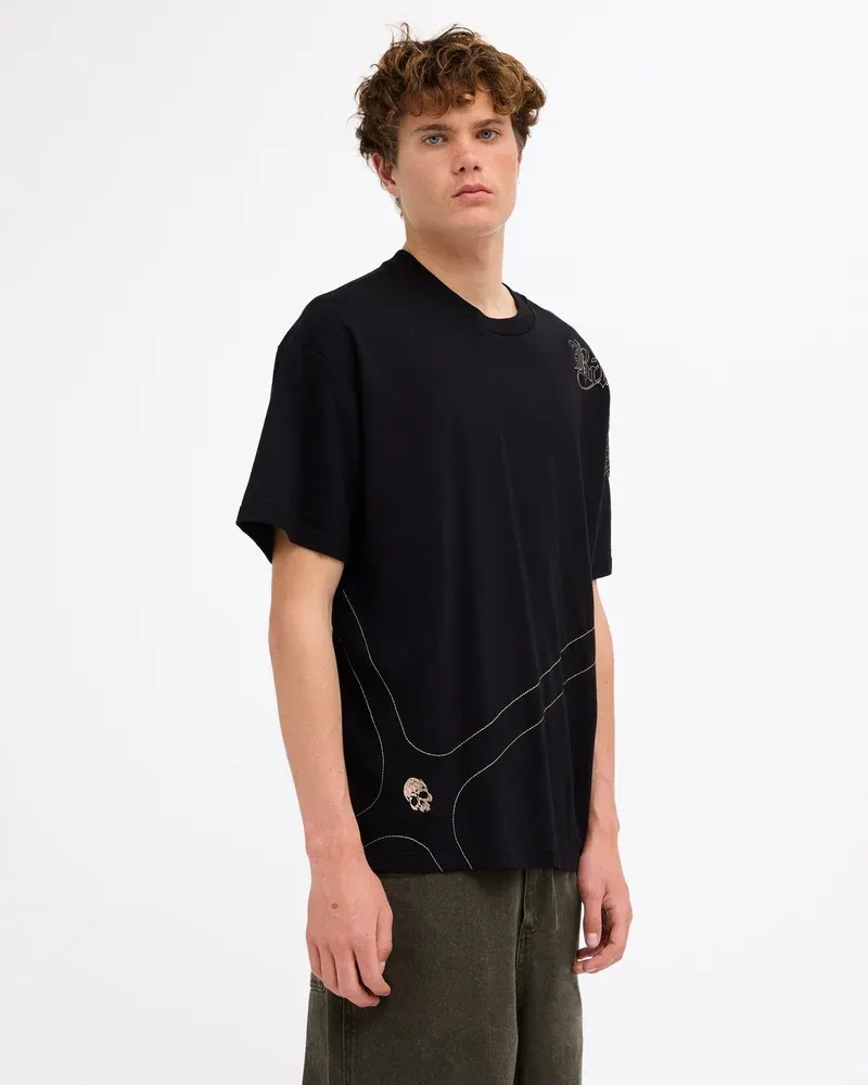 BILLABONG MENS IMMORTAL BLAST SS TEE - BLACK