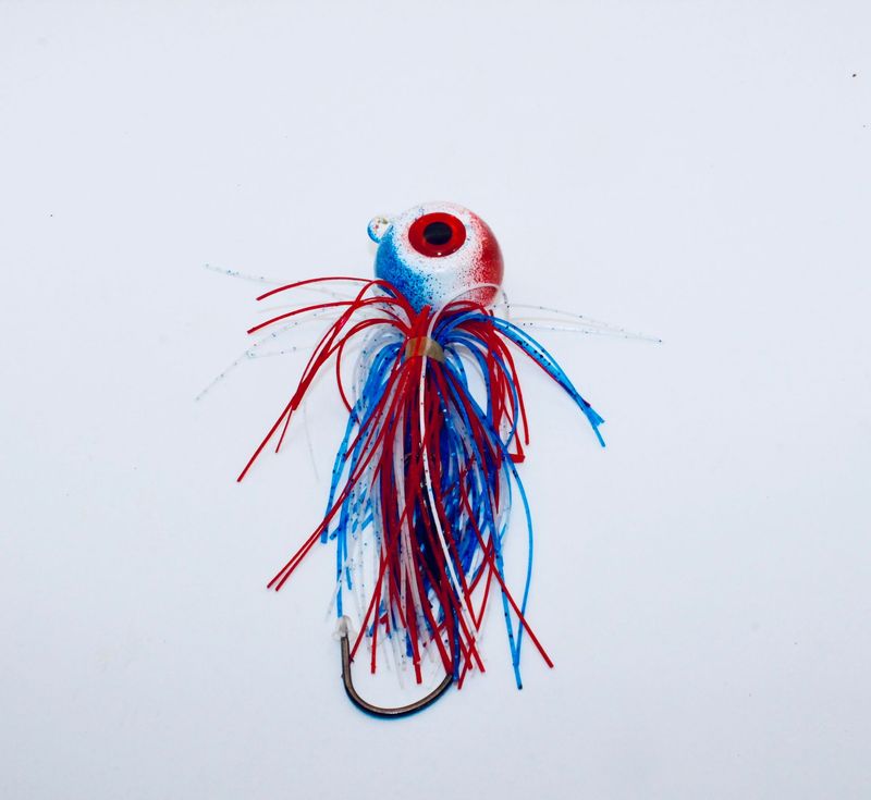 MERICA 4oz. HAIR BALL FLUKE JIG