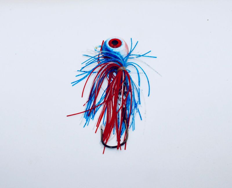 MERICA 3oz. HAIR BALL FLUKE JIG