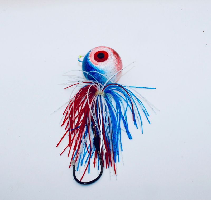 MERICA 8oz. HAIR BALL FLUKE JIG