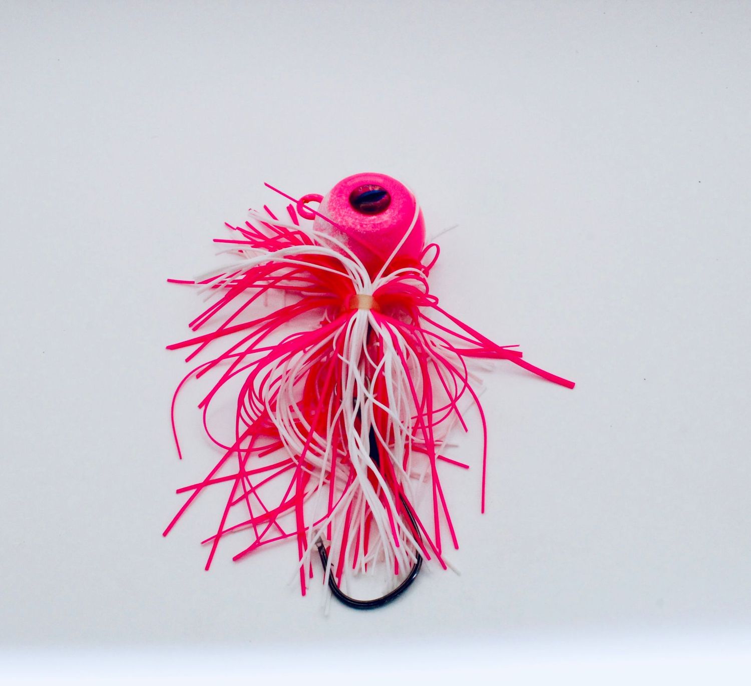 COTTON CANDY 3oz HAIR BALL FLUKE JIG