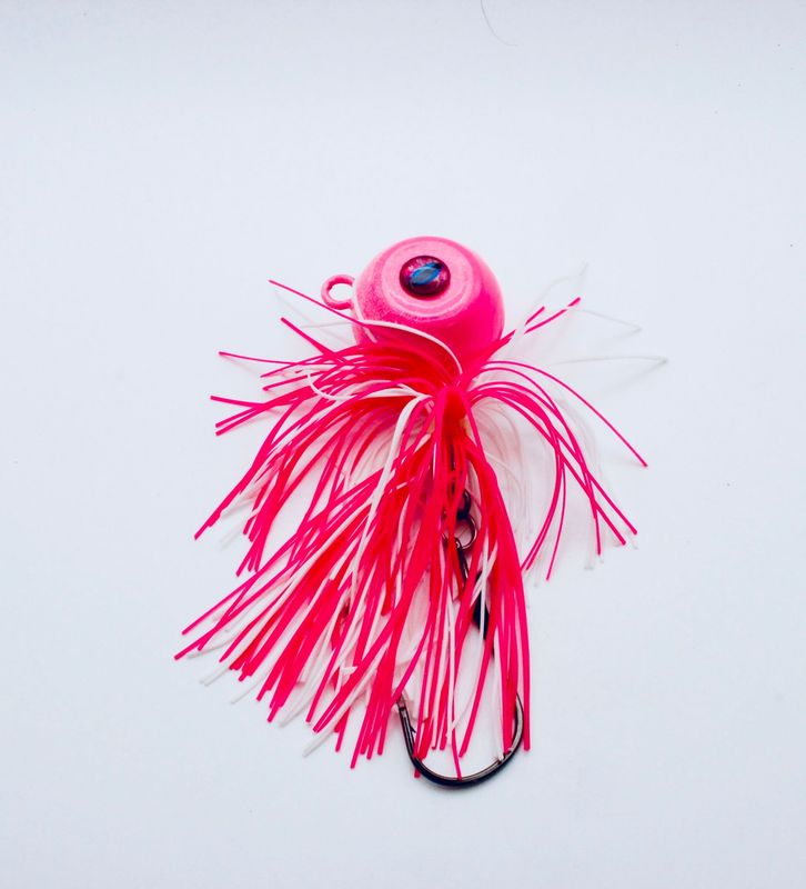 COTTON CANDY 6oz HAIR BALL FLUKE JIG