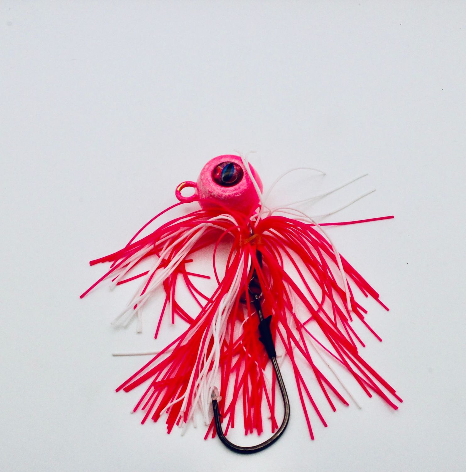 COTTON CANDY 2oz HAIR BALL FLUKE JIG