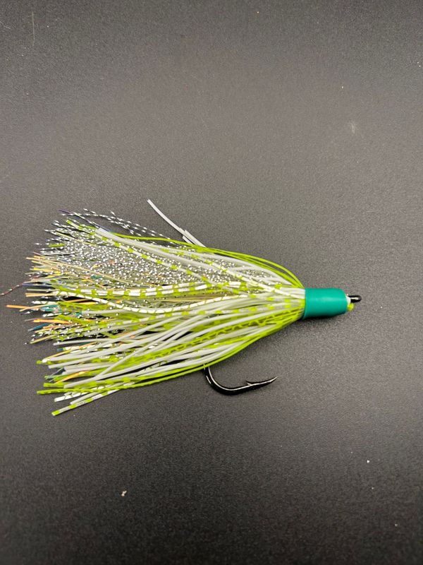 TEASER HOOKS Chartreuse & White Glow