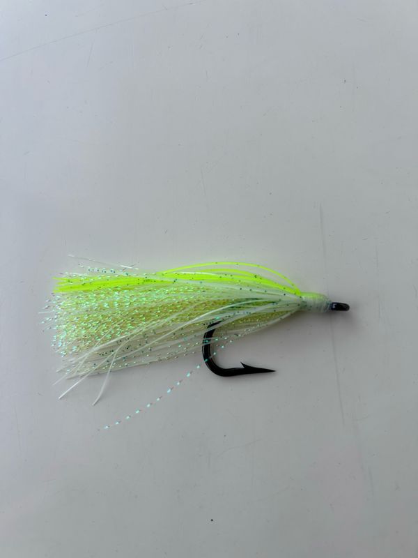 TEASER HOOKS Chartreuse & White Glow