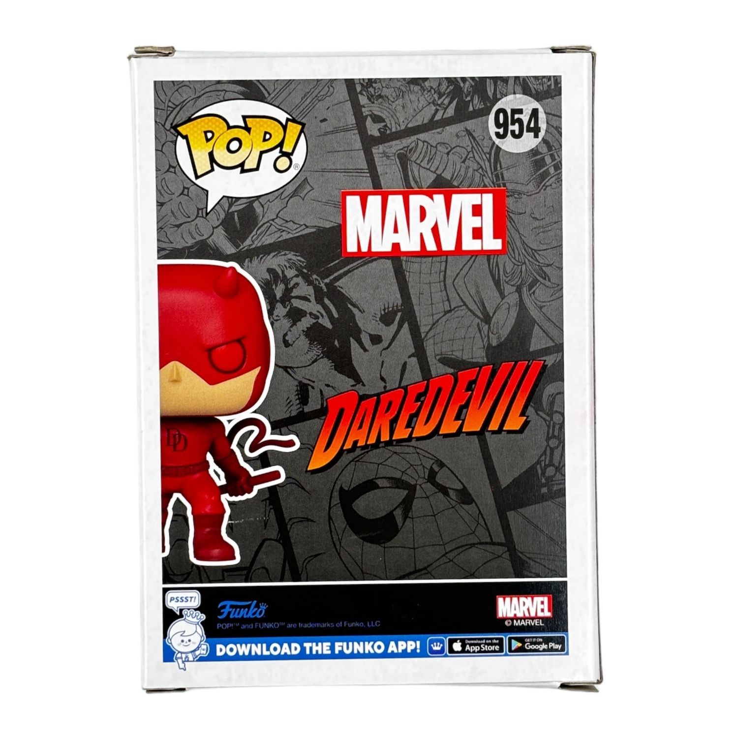 POP! 954 DAREDEVIL PREVIEWS EXCLUSIVE SIGNED BY CHARLIE COX
