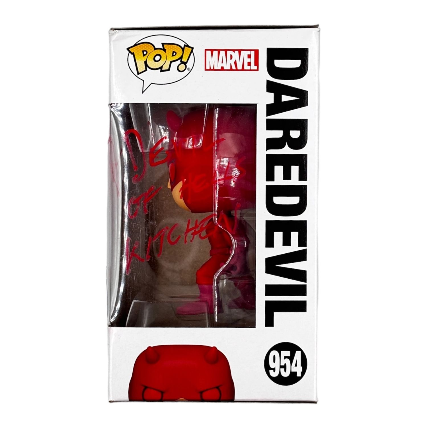 POP! 954 DAREDEVIL PREVIEWS EXCLUSIVE SIGNED BY CHARLIE COX