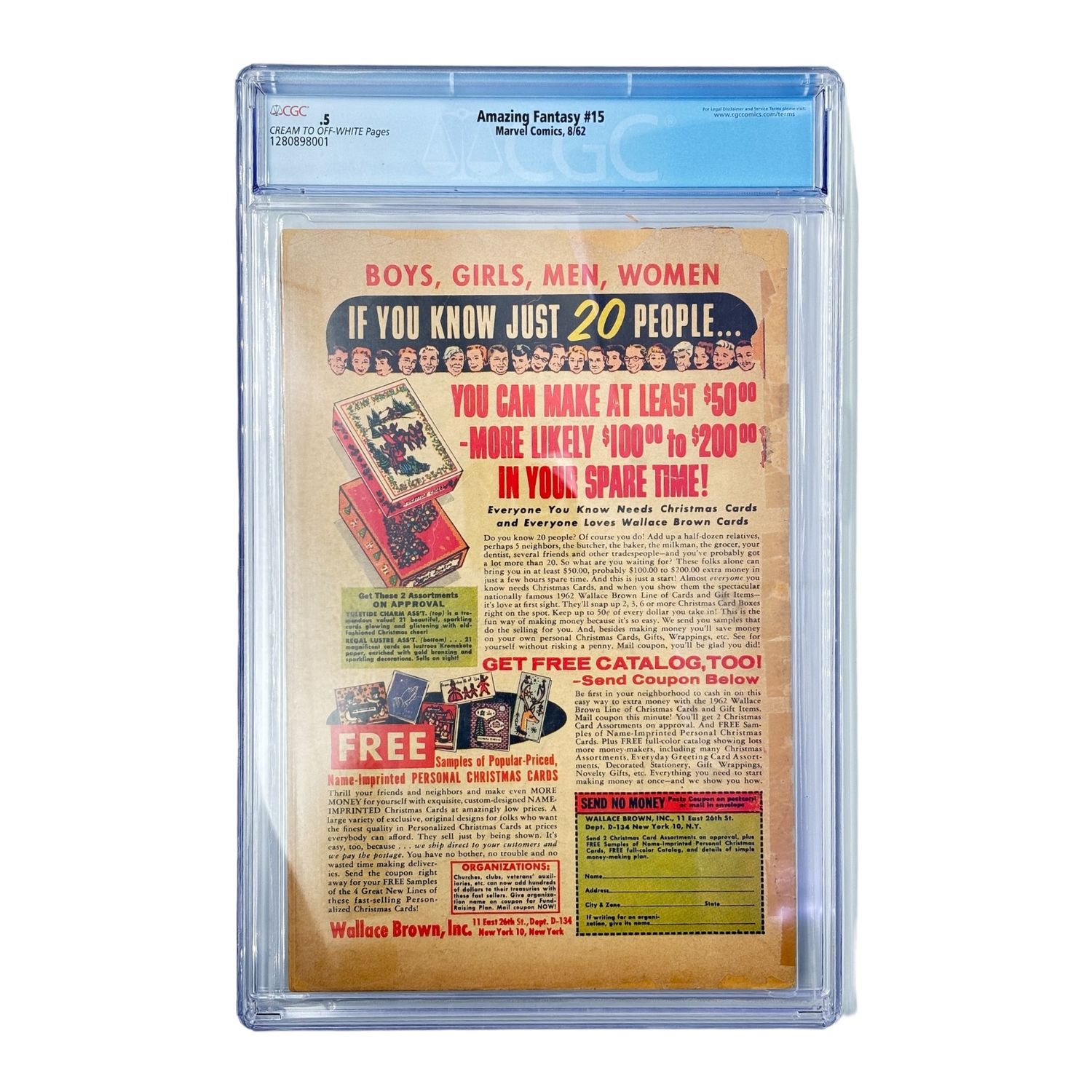 AMAZING FANTASY #15, CGC 0.5