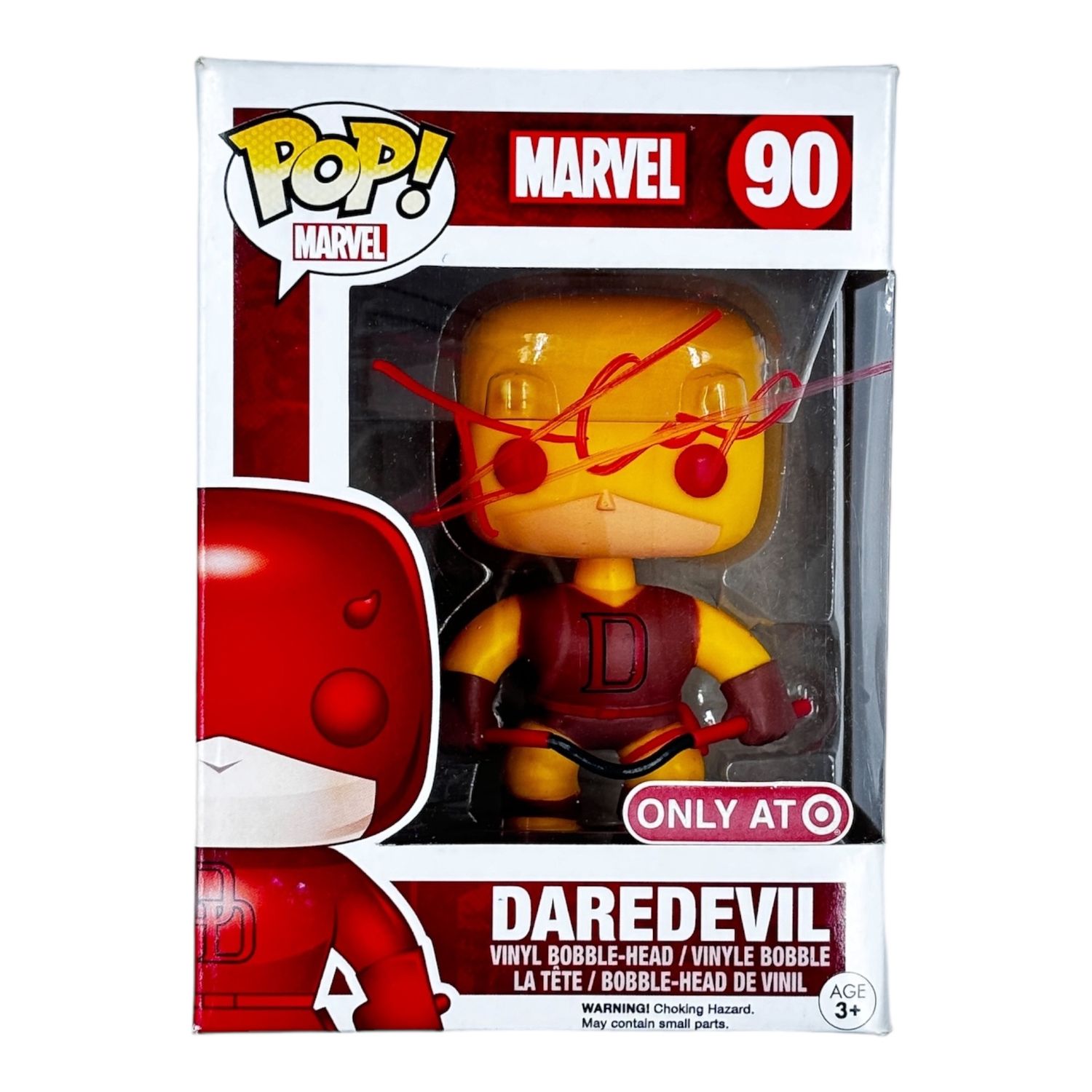 POP! 90 DAREDEVIL ONLY AT TARGET SIGNED BY CHARLIE COX